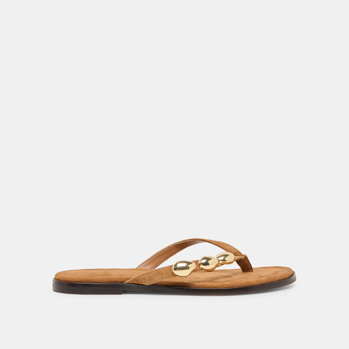 Dolce Vita SHOES Juny Teak Suede Sandals