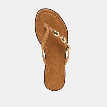 Dolce Vita SHOES Juny Teak Suede Sandals