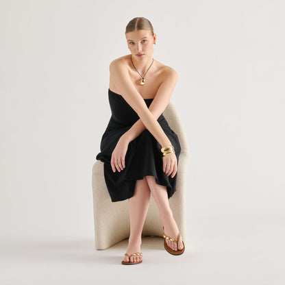 Dolce Vita SHOES Juny Teak Suede Sandals