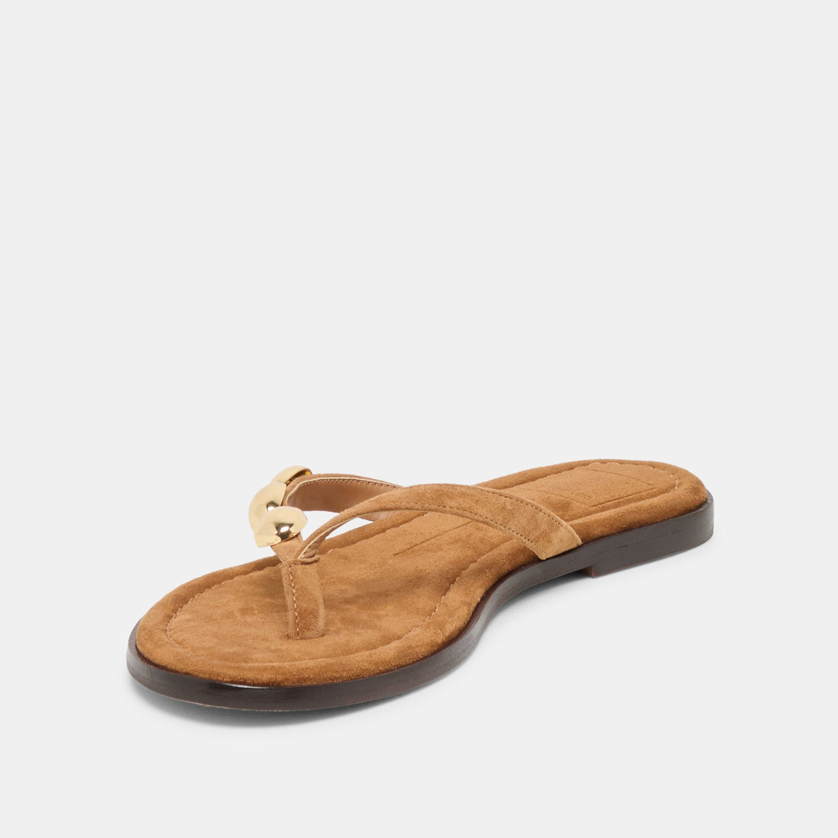 Dolce Vita SHOES Juny Teak Suede Sandals