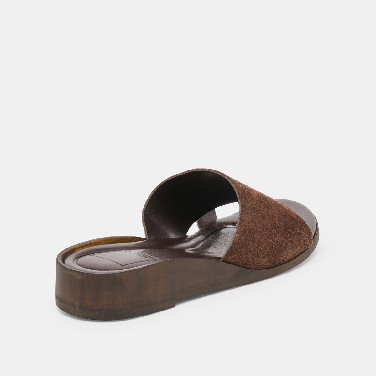 Dolce Vita SHOES MOXY Dk Brown Suede Metal Detail Open-Toe Sandals