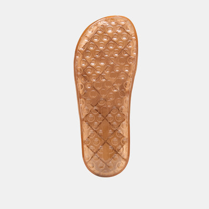 Dolce Vita SHOES JULIO X Mocha Vinyl Jelly Platform Sandals