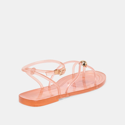 Dolce Vita SHOES Kenley Vinyl Rose Jelly Sandals