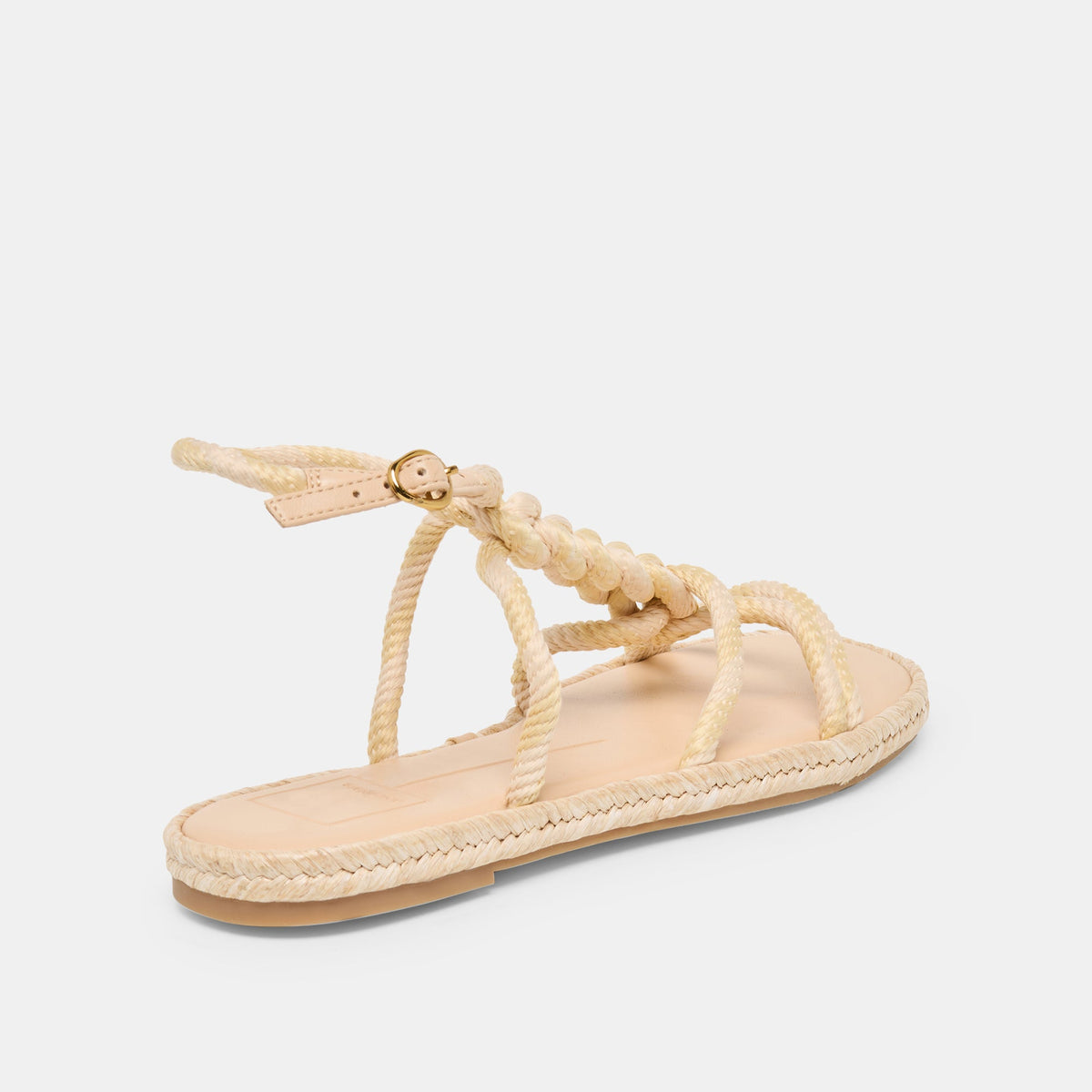 Dolce Vita SHOES ELYANA Natural Multi Rope Raffia Strappy Sandals