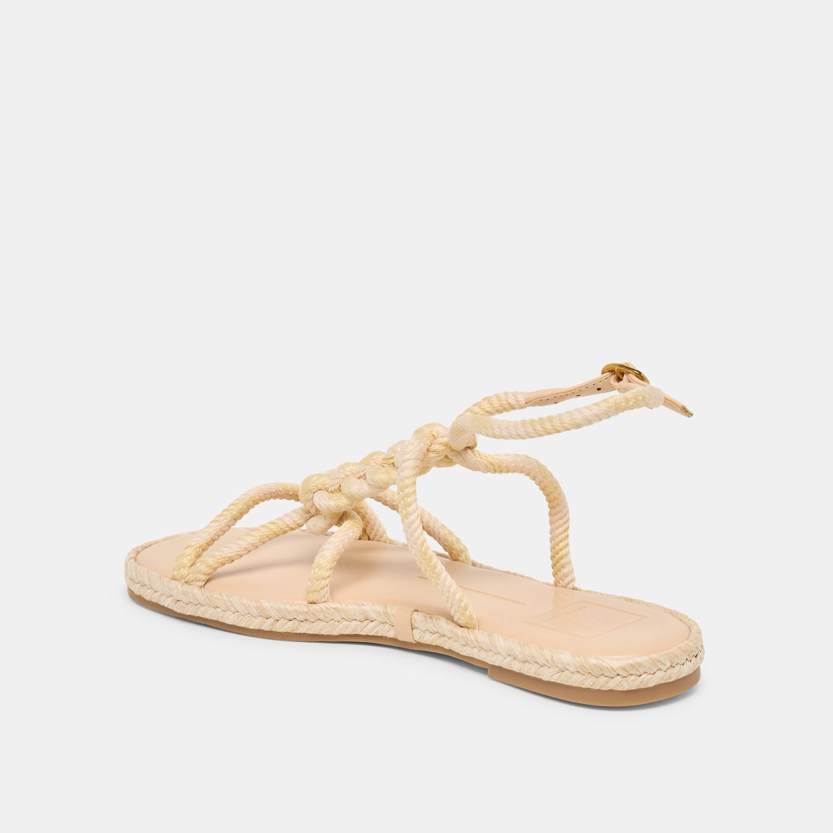 Dolce Vita SHOES ELYANA Natural Multi Rope Raffia Strappy Sandals