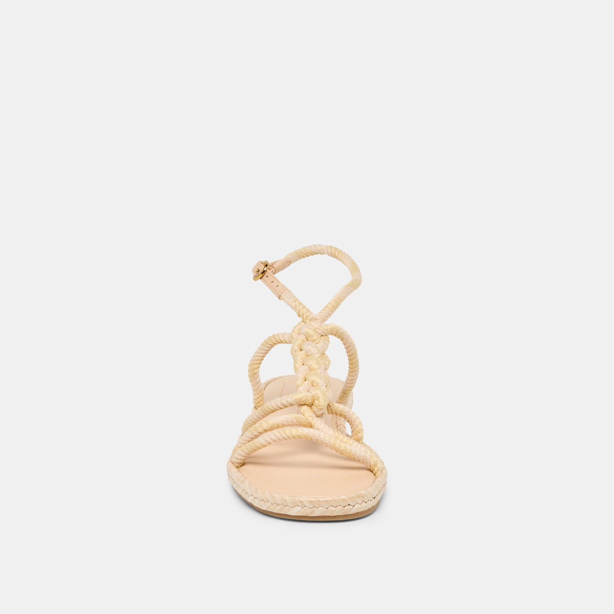Dolce Vita SHOES ELYANA Natural Multi Rope Raffia Strappy Sandals