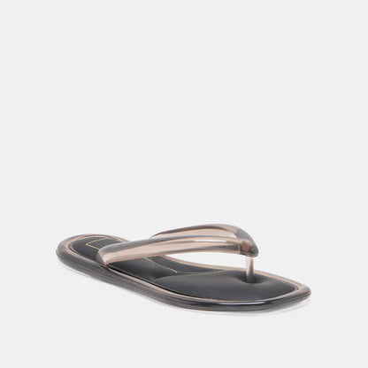 Dolce Vita SHOES JOZEY Black Jelly Flip-Flop Sandals