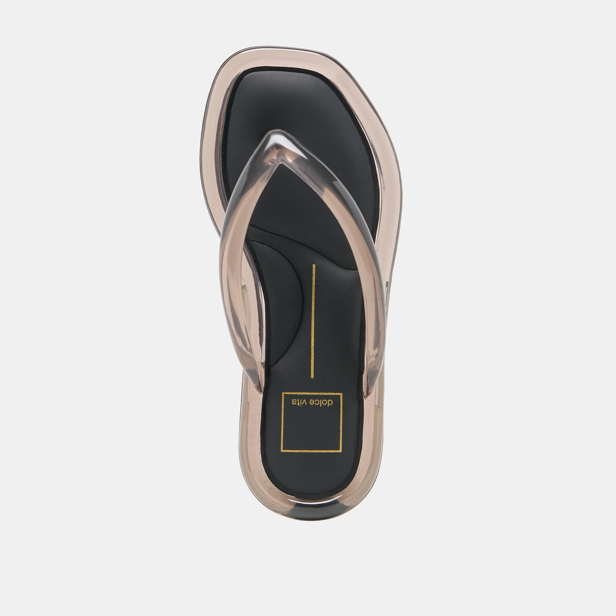 Dolce Vita SHOES JOZEY Black Jelly Flip-Flop Sandals