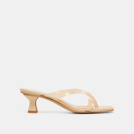 Dolce Vita SHOES Brevel Vinyl Wide Praline Jelly Heels