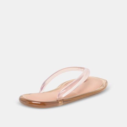 Dolce Vita SHOES JOZEY Mocha Jelly Flip-Flop Sandals