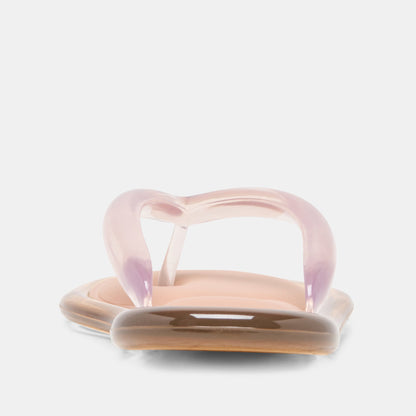 Dolce Vita SHOES JOZEY Mocha Jelly Flip-Flop Sandals