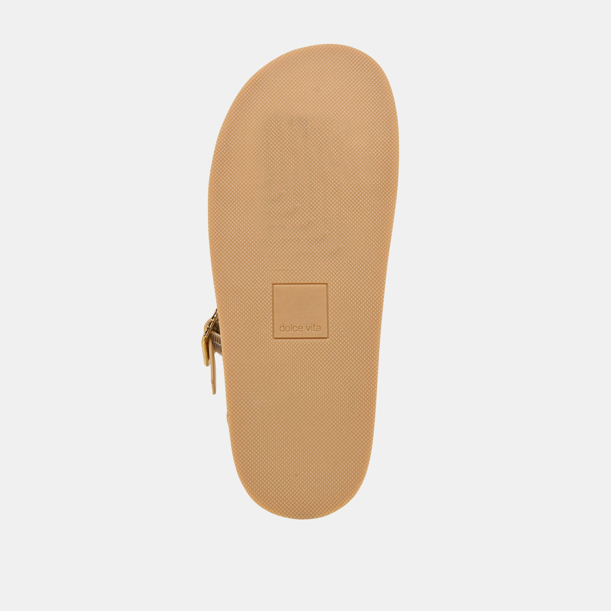 Dolce Vita SHOES Shenna Gold Distressed Leather Sandals