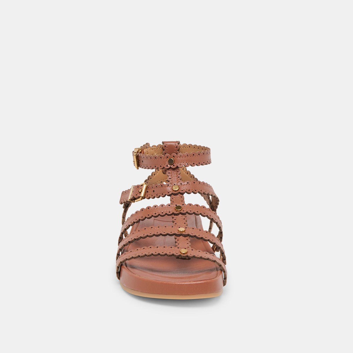 Dolce Vita SHOES Susana Cognac Leather Sandals