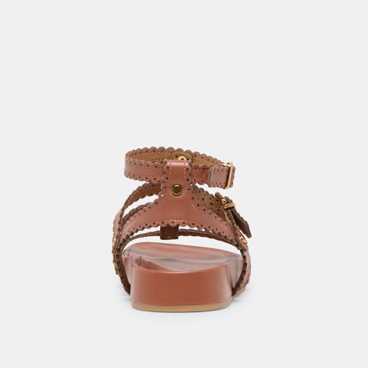 Dolce Vita SHOES Susana Cognac Leather Sandals