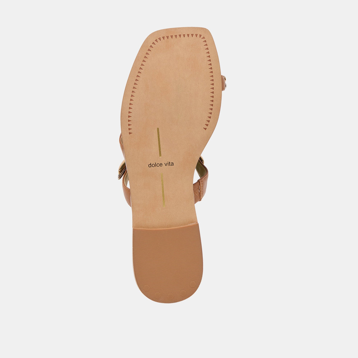 Dolce Vita SHOES Tarina Caramel Leather Sandals