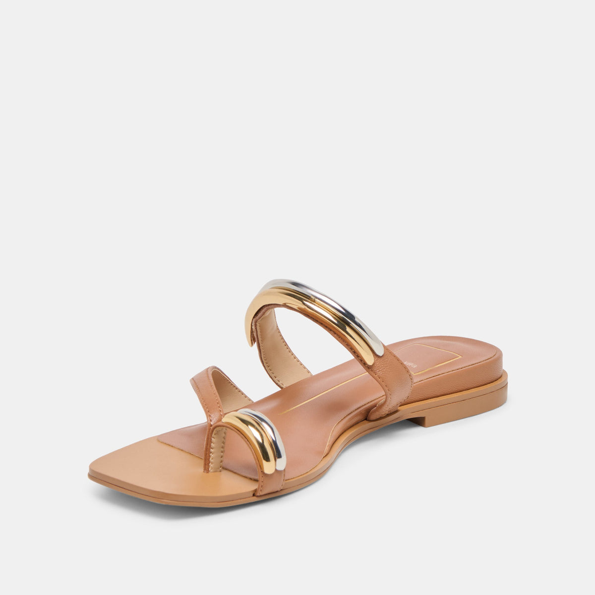 Dolce Vita SHOES Tarina Caramel Leather Sandals