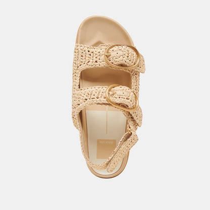 Dolce Vita SHOES STARLA CROCHET SANDALS NATURAL KNIT
 – Dolce Vita