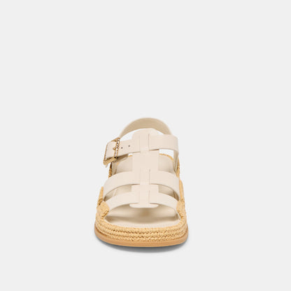 Dolce Vita SHOES Shenna Bone Leather Sandals