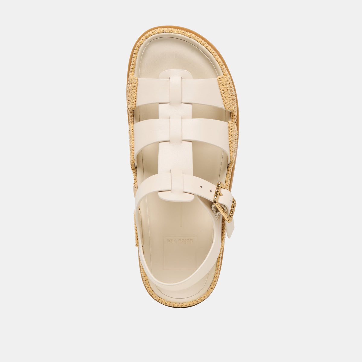 Dolce Vita SHOES Shenna Bone Leather Sandals
