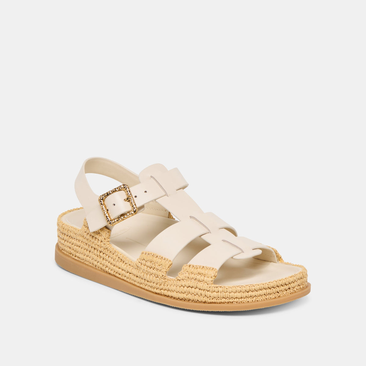 Dolce Vita SHOES Shenna Bone Leather Sandals