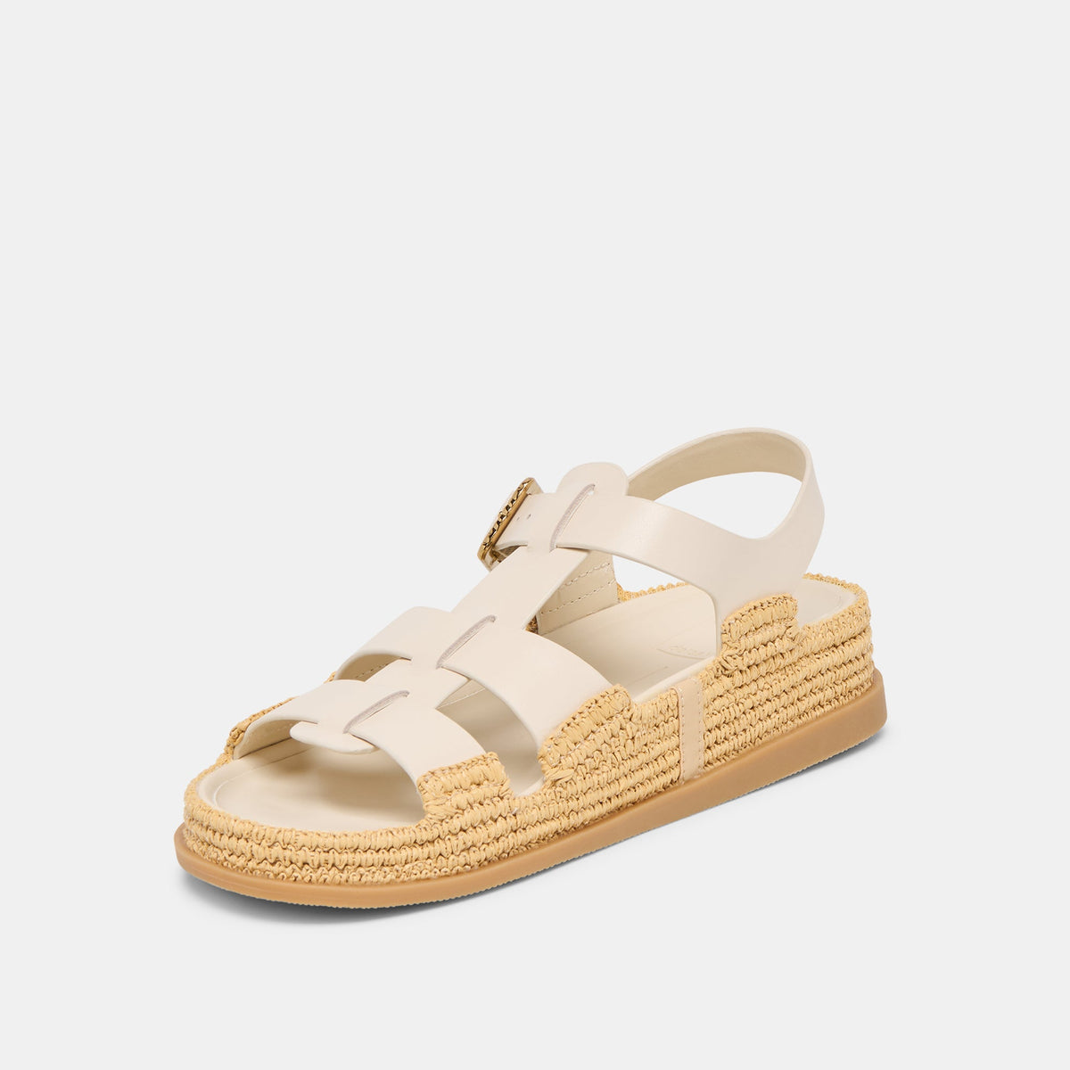 Dolce Vita SHOES Shenna Bone Leather Sandals