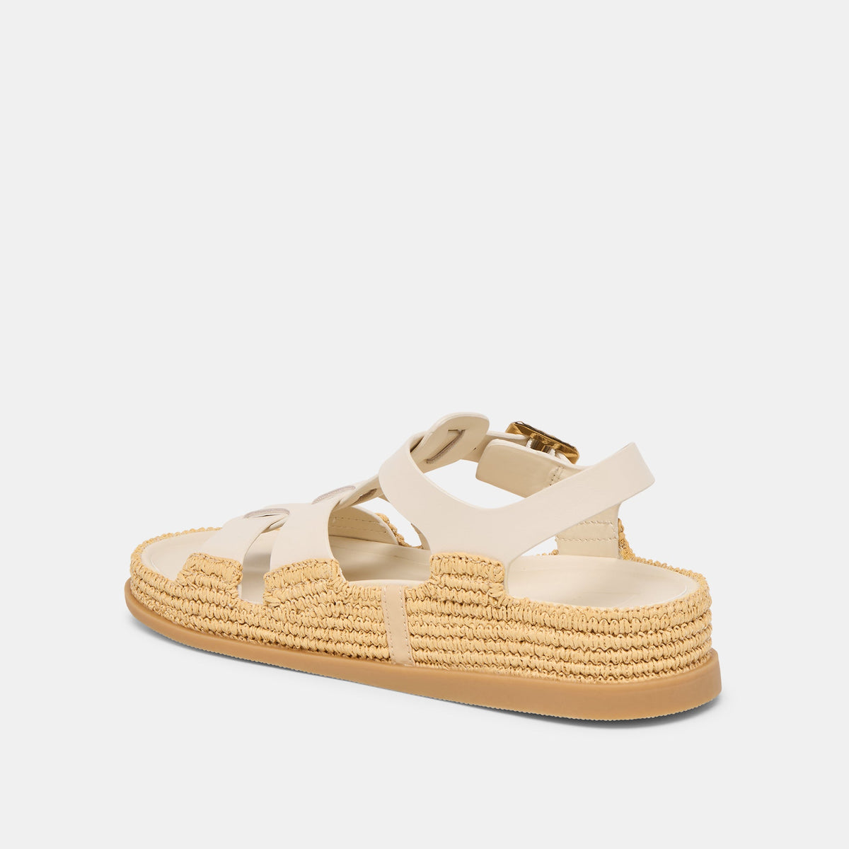 Dolce Vita SHOES Shenna Bone Leather Sandals