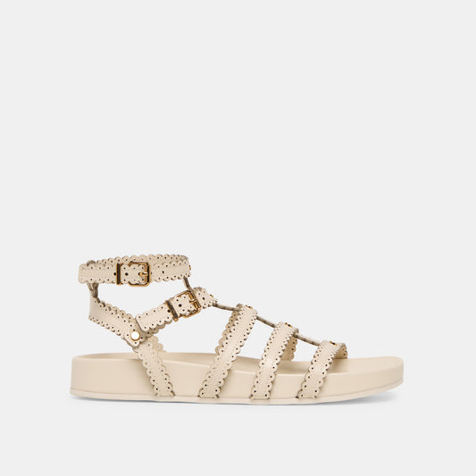 Dolce Vita SHOES Susana Creme Leather Sandals