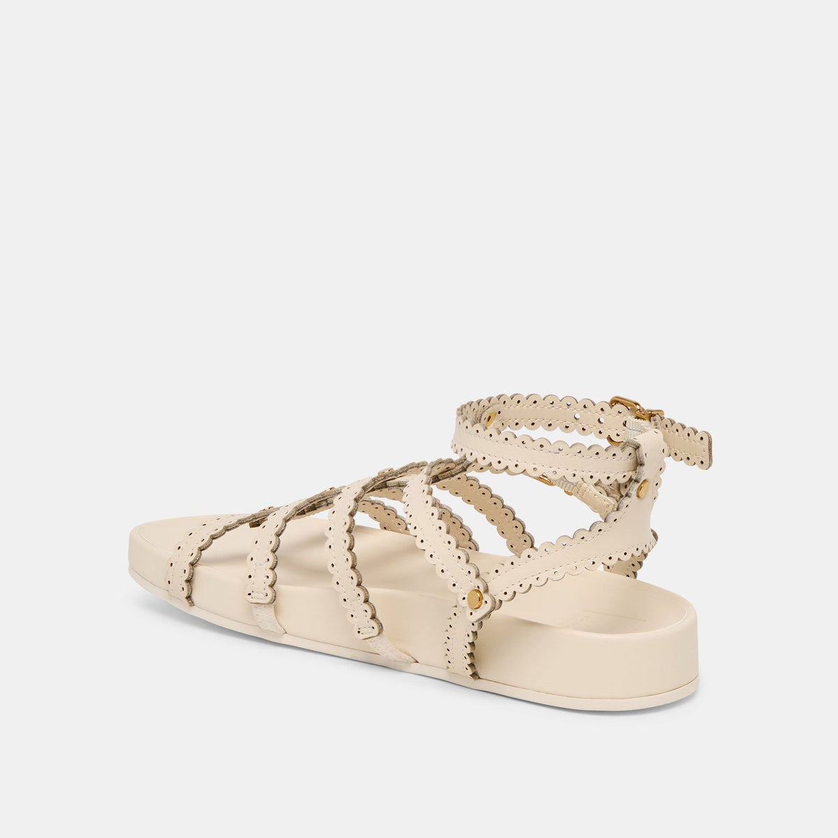 Dolce Vita SHOES Susana Creme Leather Sandals
