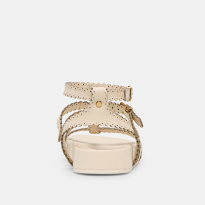 Dolce Vita SHOES Susana Creme Leather Sandals