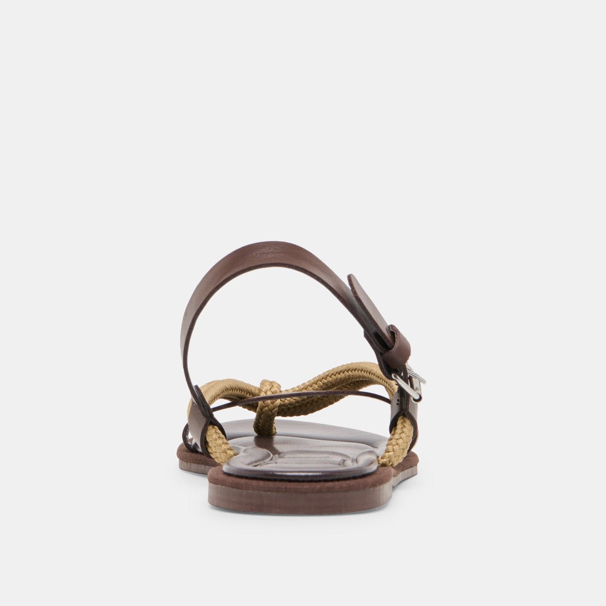 Dolce Vita SHOES Reed Dk Brown Leather Sandals