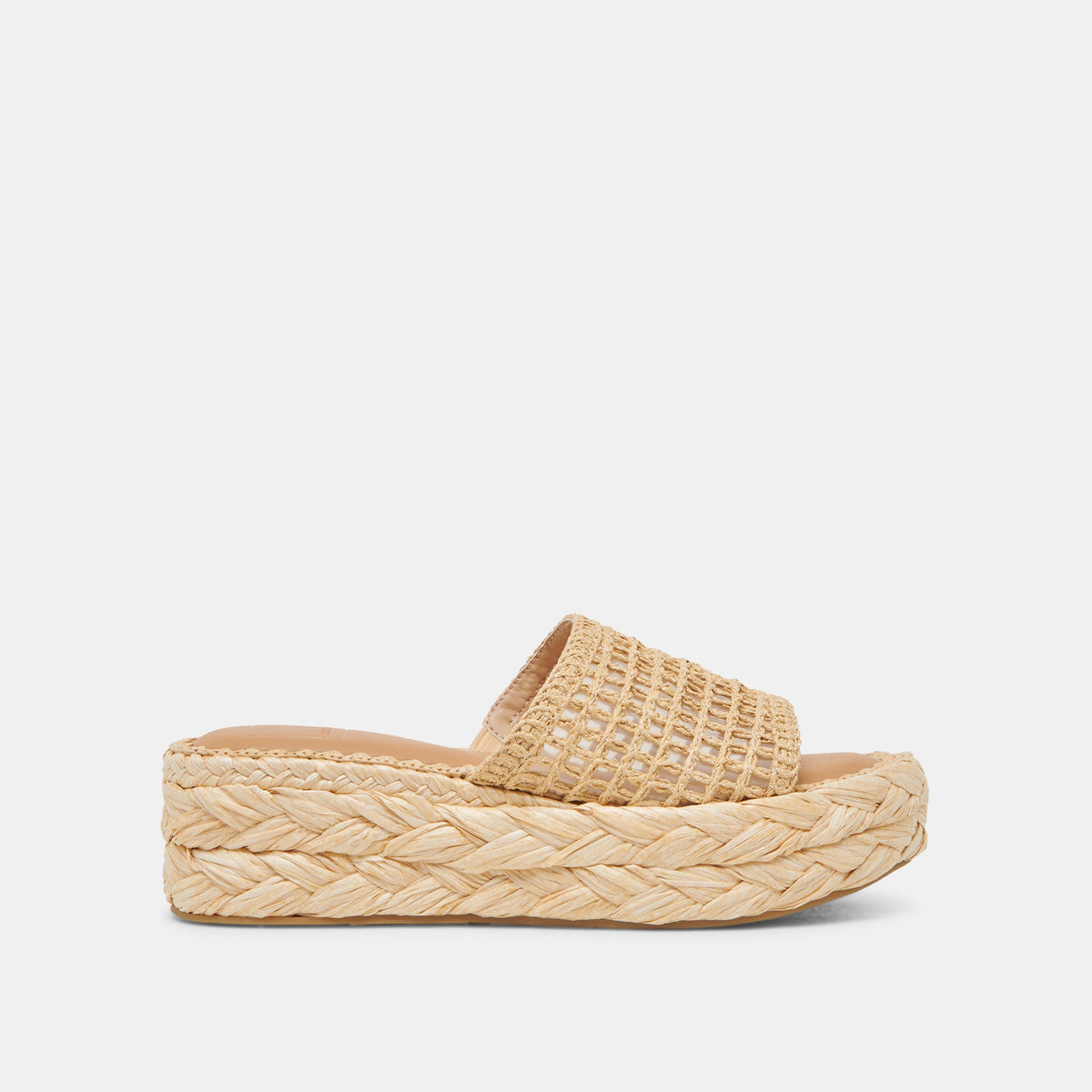 Dolce Vita SHOES CHAVI MESH SANDALS NATURAL WOVEN RAFFIA
 – Dolce Vita