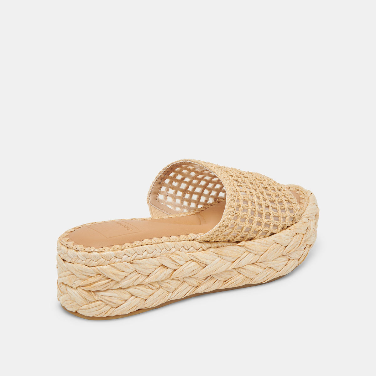 Dolce Vita SHOES CHAVI MESH SANDALS NATURAL WOVEN RAFFIA
 – Dolce Vita