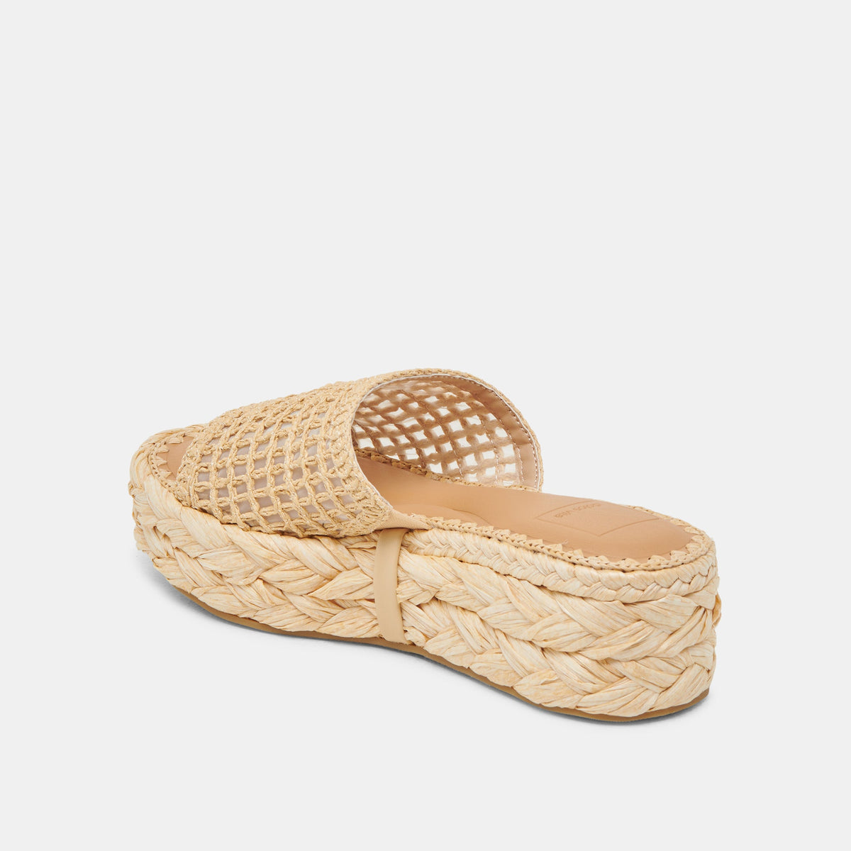 Dolce Vita SHOES CHAVI MESH SANDALS NATURAL WOVEN RAFFIA
 – Dolce Vita