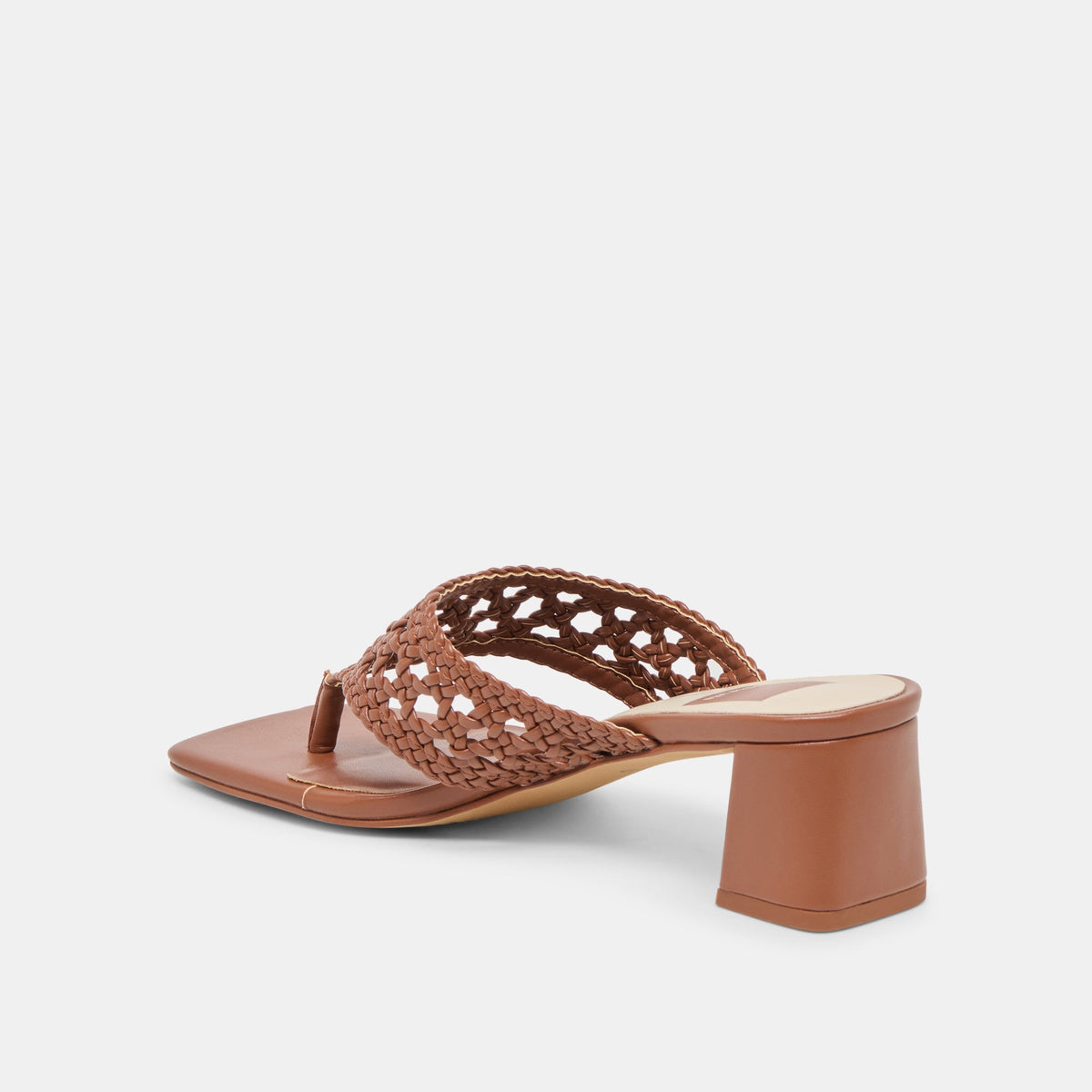 Dolce Vita SHOES Barlo Cognac Woven Stella Heels