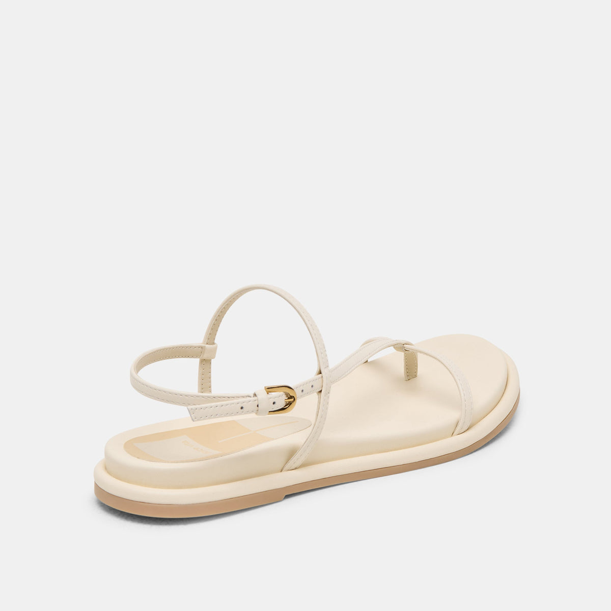 Dolce Vita SHOES Dallen Off White Leather Sandals