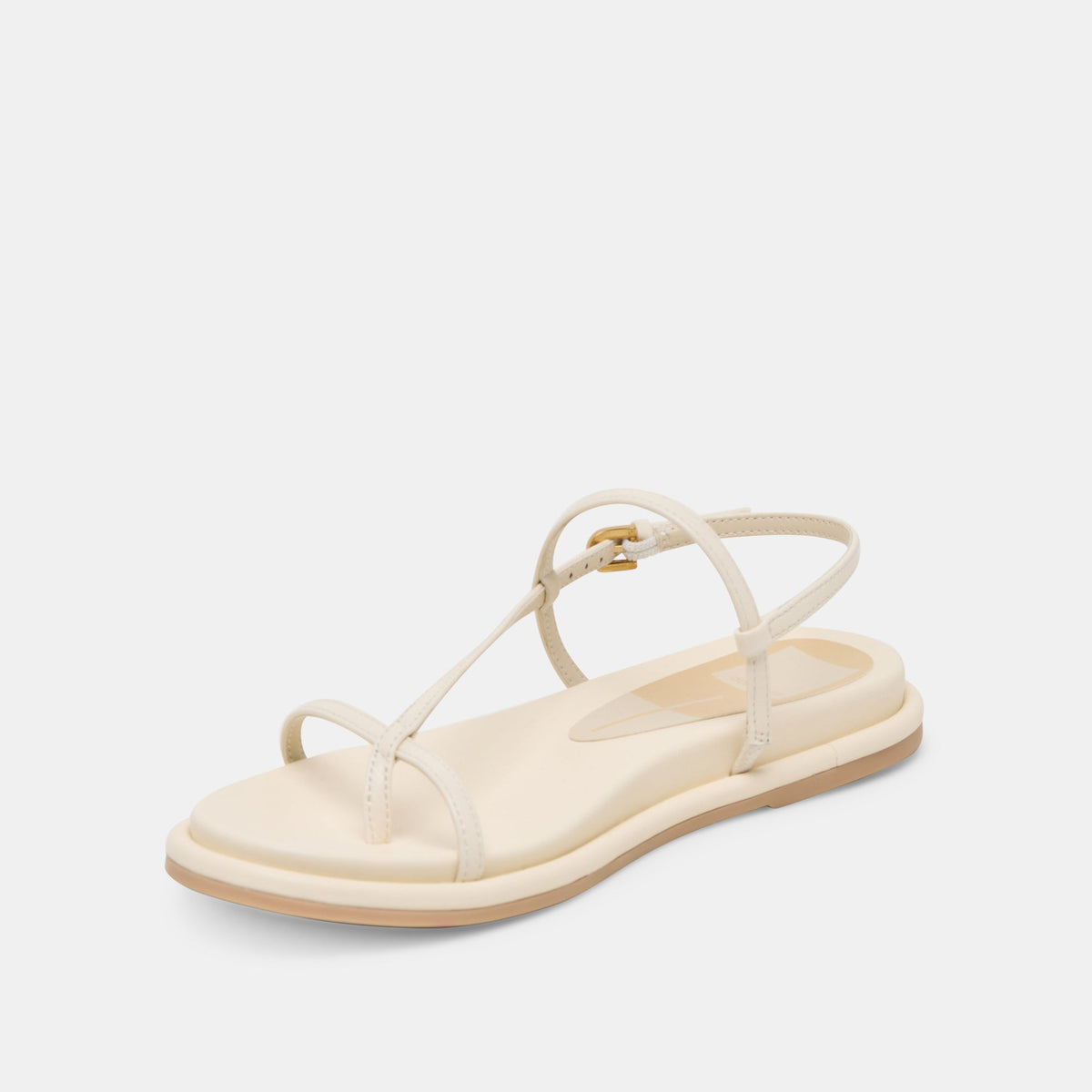 Dolce Vita SHOES Dallen Off White Leather Sandals