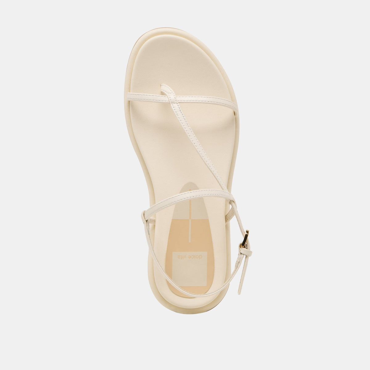 Dolce Vita SHOES Dallen Off White Leather Sandals