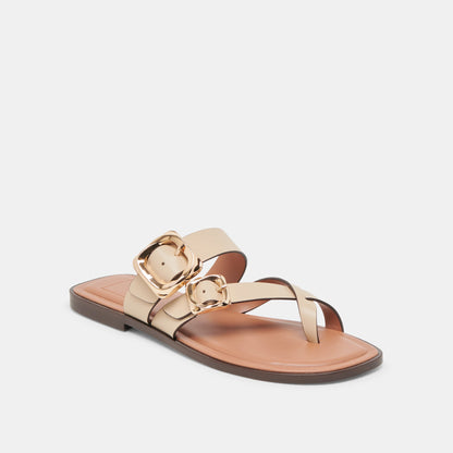Dolce Vita SHOES Shore Ivory Leather Sandals