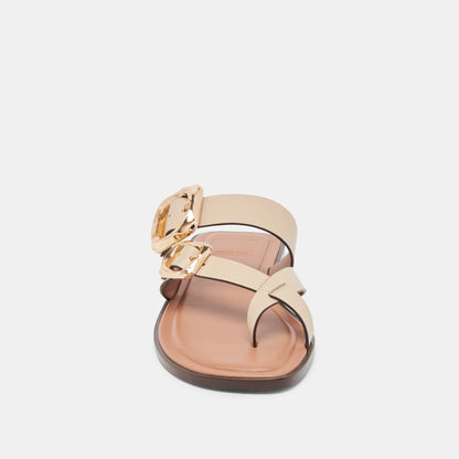 Dolce Vita SHOES Shore Ivory Leather Sandals