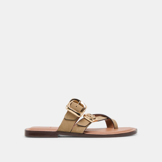 Dolce Vita SHOES Shore Taupe Suede Sandals
