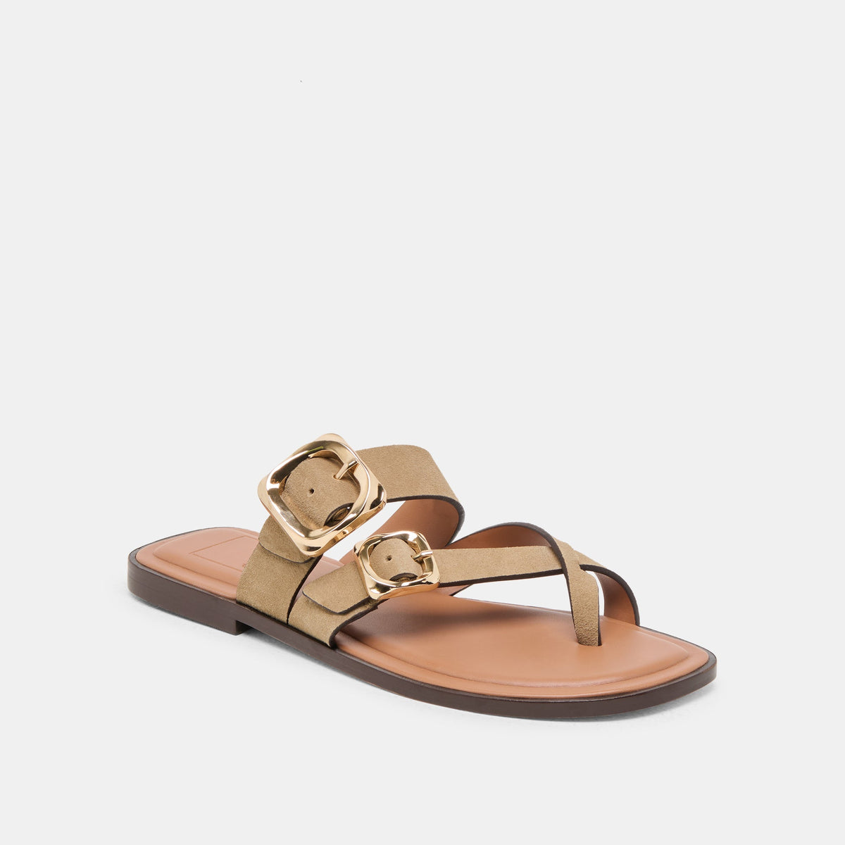 Dolce Vita SHOES Shore Taupe Suede Sandals