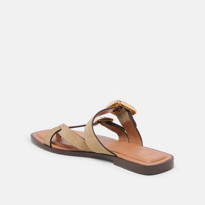 Dolce Vita SHOES Shore Taupe Suede Sandals