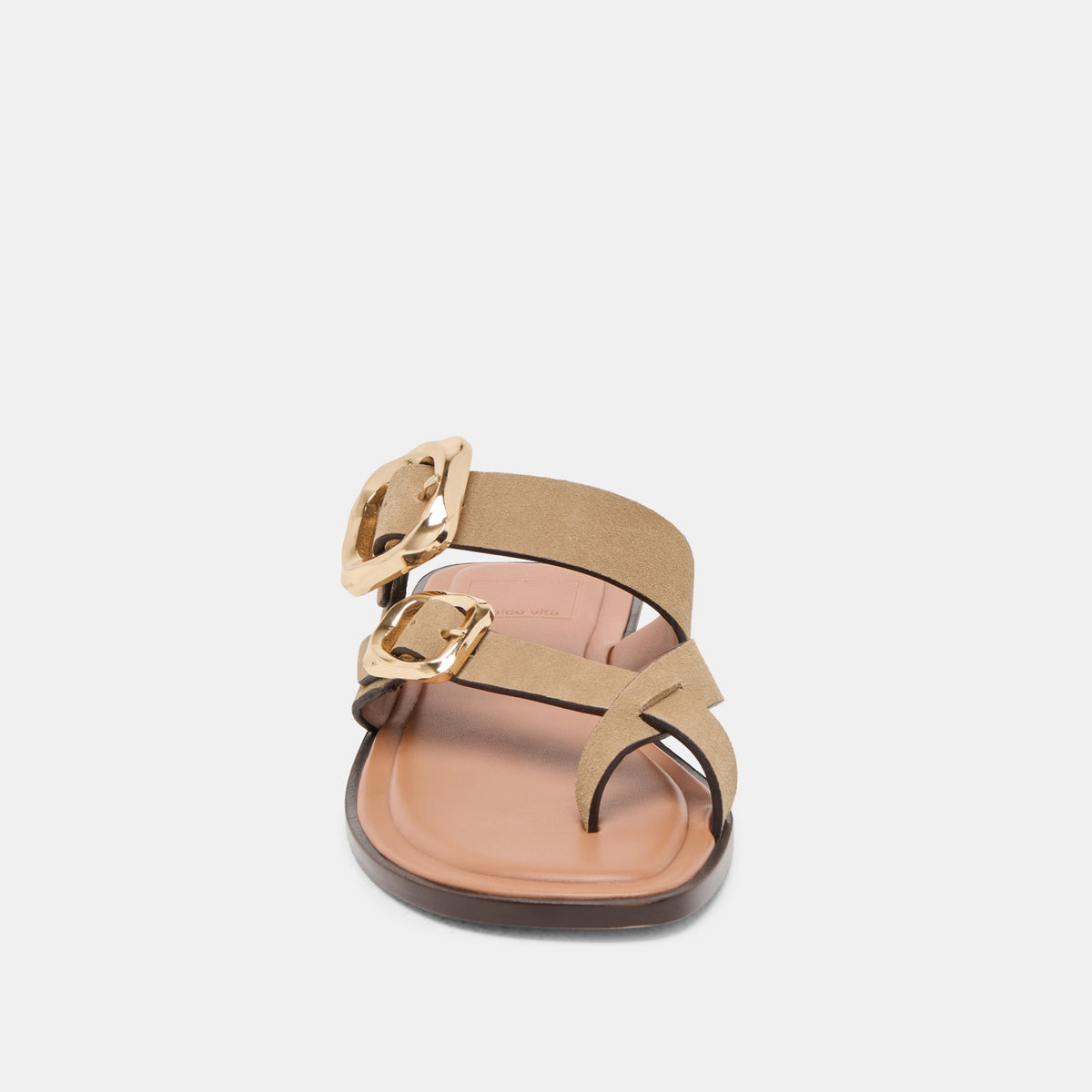 Dolce Vita SHOES Shore Taupe Suede Sandals