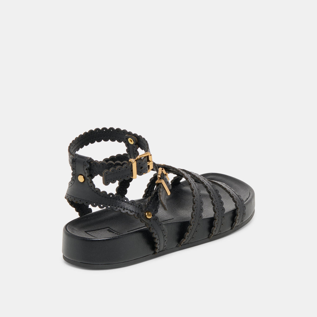 Dolce Vita SHOES Susana Black Leather Sandals