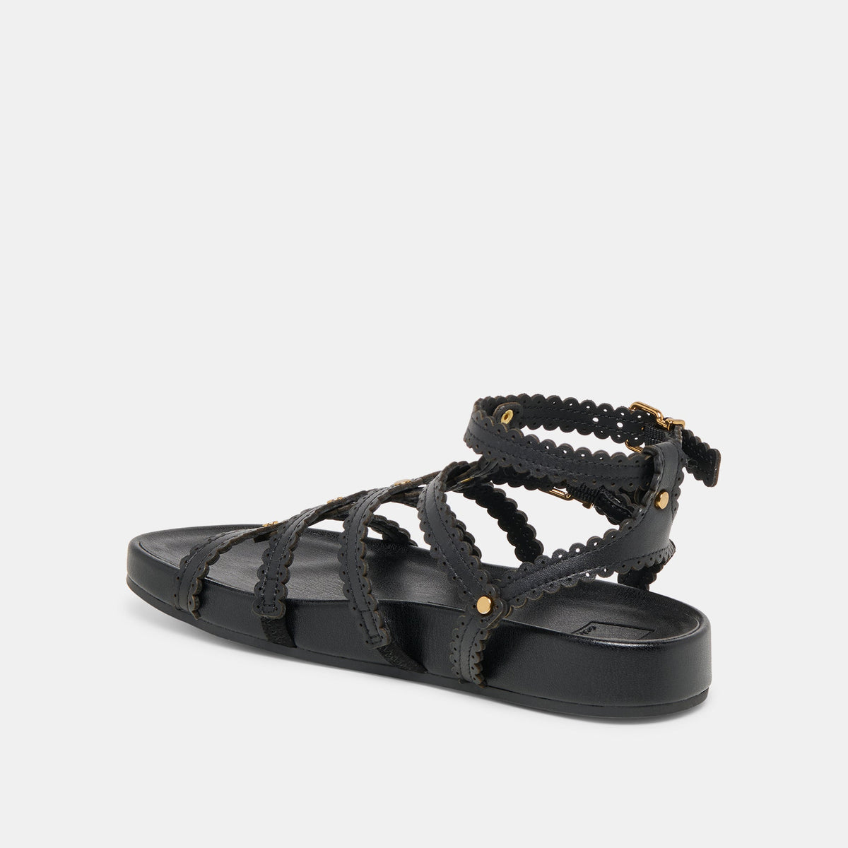 Dolce Vita SHOES Susana Black Leather Sandals