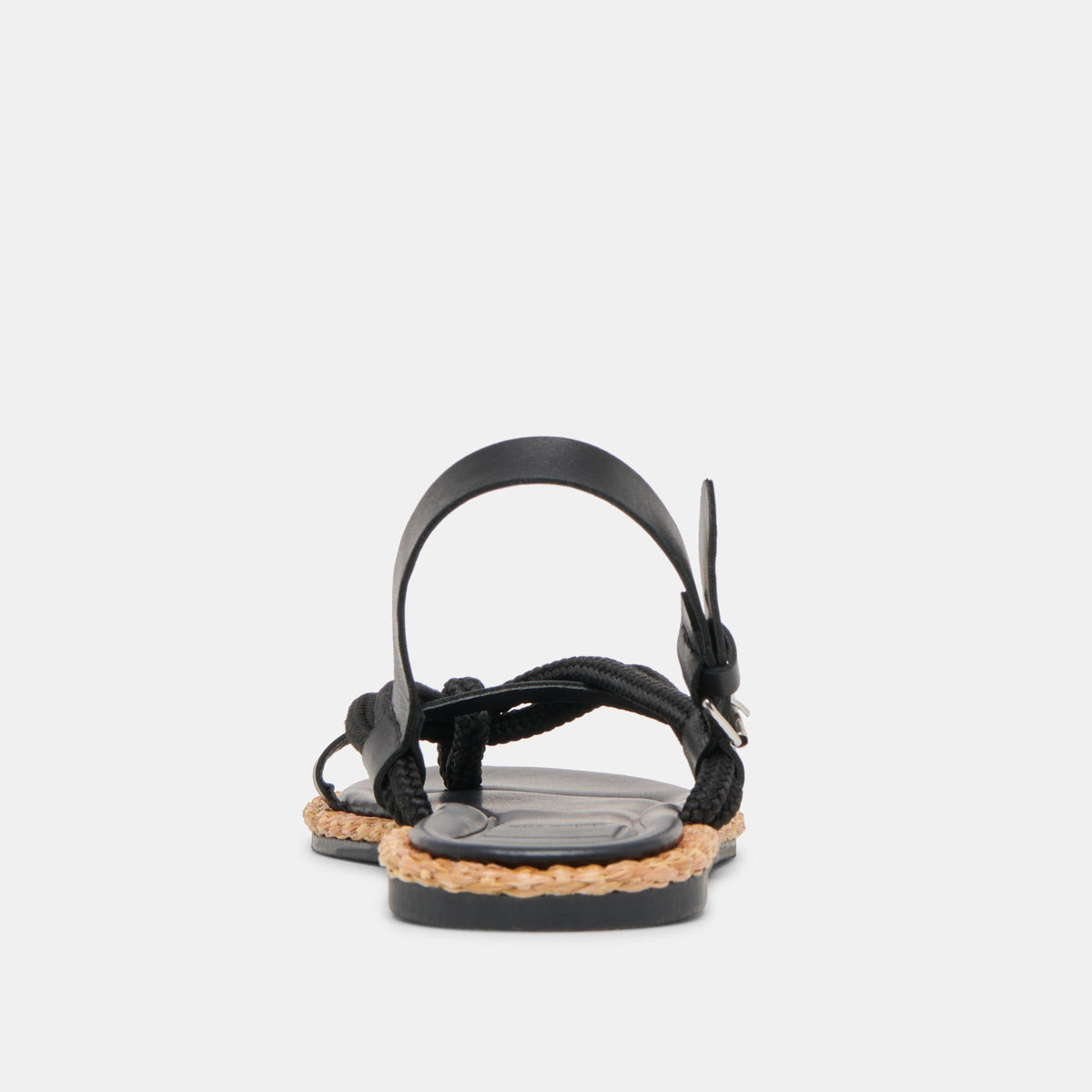 Dolce Vita SHOES Reed Black Leather Sandals