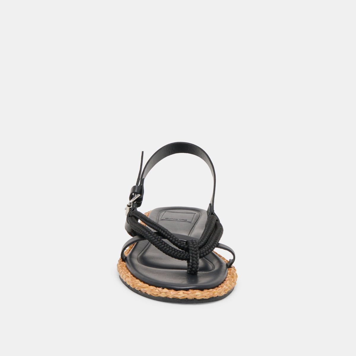 Dolce Vita SHOES Reed Black Leather Sandals