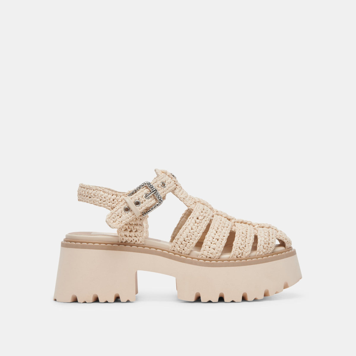 Dolce Vita SHOES LASLY SANDALS OATMEAL KNIT
 – Dolce Vita