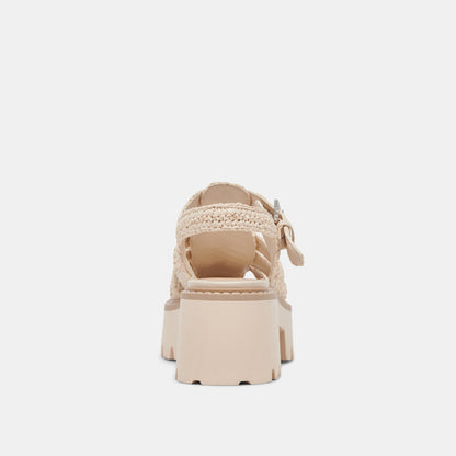 Dolce Vita SHOES LASLY SANDALS OATMEAL KNIT
 – Dolce Vita