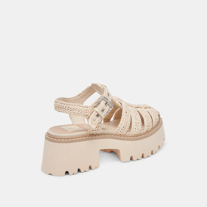 Dolce Vita SHOES LASLY SANDALS OATMEAL KNIT
 – Dolce Vita